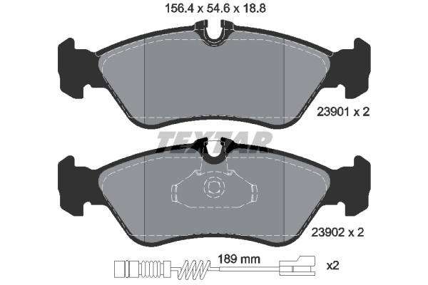 Set placute frana