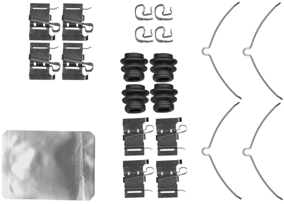 Set accesorii placute frana