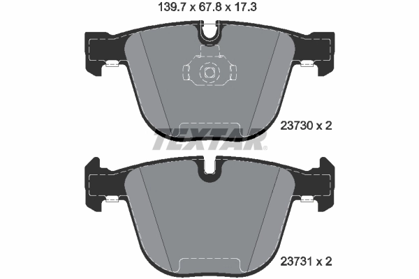 Set placute frana