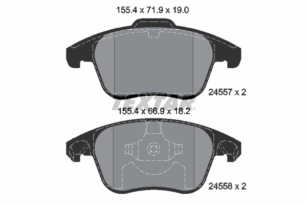 Set placute frana