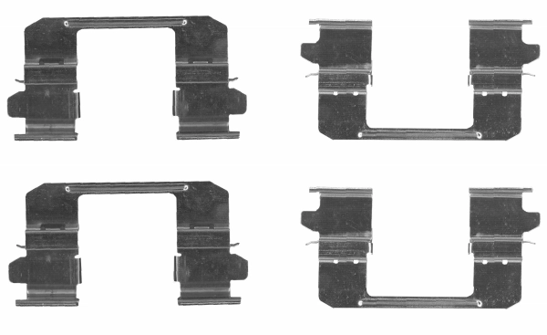 Set accesorii placute frana