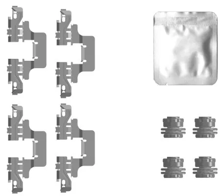 Set accesorii, placute frana