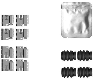 Set accesorii, placute frana