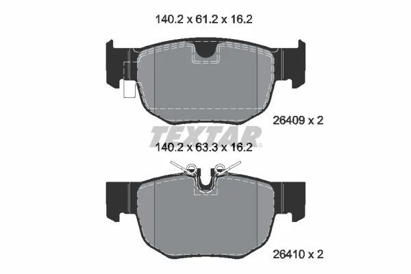 Set placute frana