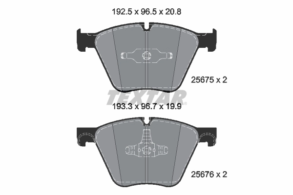 Set placute frana