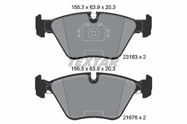 Set placute frana