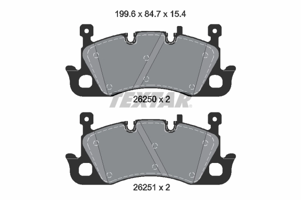 Set placute frana