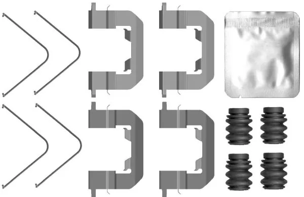 Set accesorii placute frana