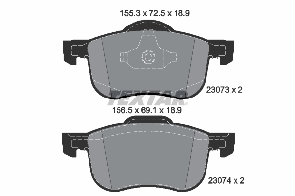 Set placute frana