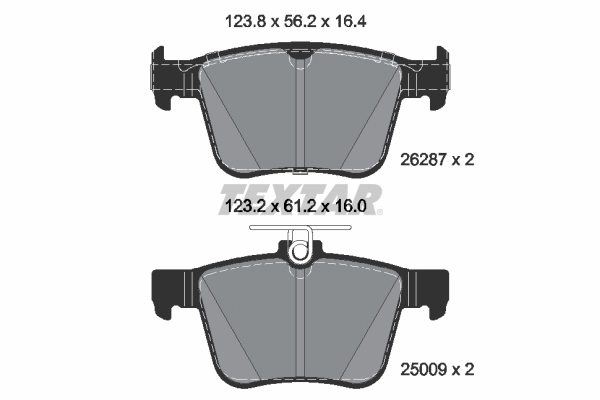 Set placute frana