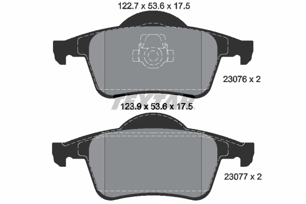 Set placute frana