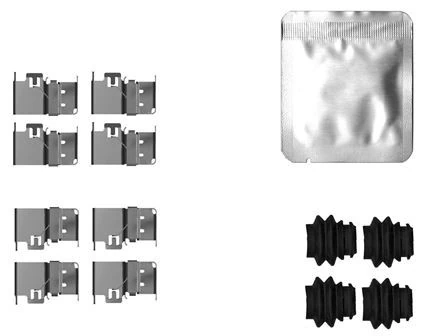 Set accesorii placute frana