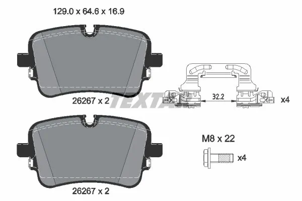 Set placute frana