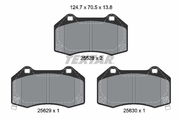 Set placute frana