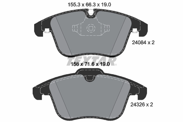 Set placute frana