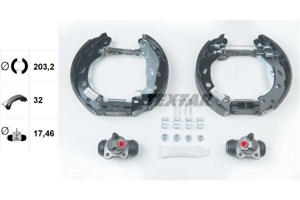 Set saboti frana