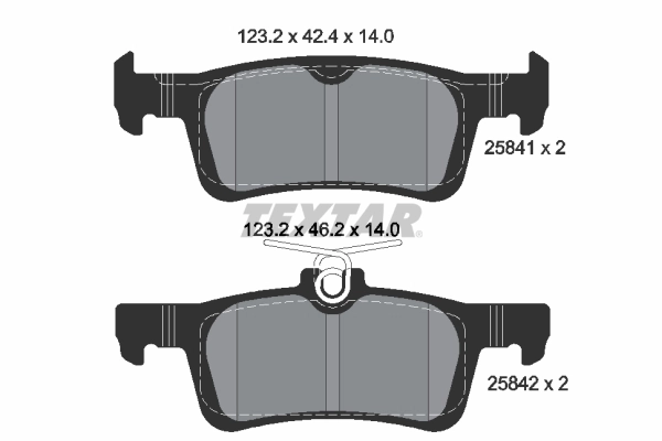 Set placute frana