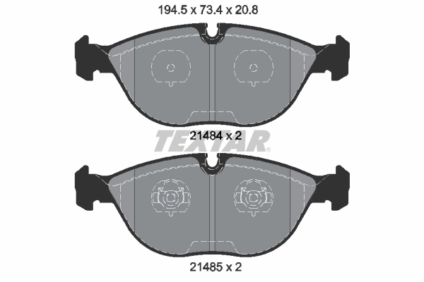 Set placute frana