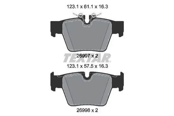 Set placute frana