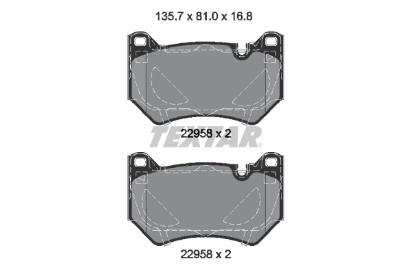Set placute frana
