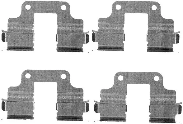 Set accesorii placute frana