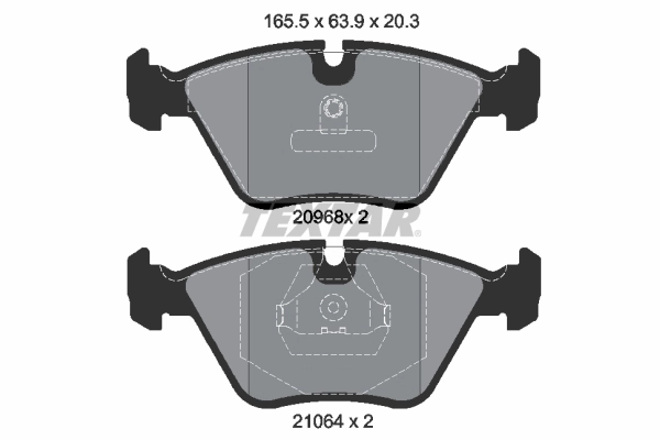 Set placute frana
