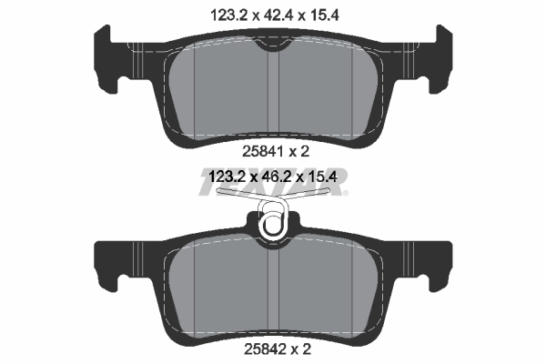 Set placute frana