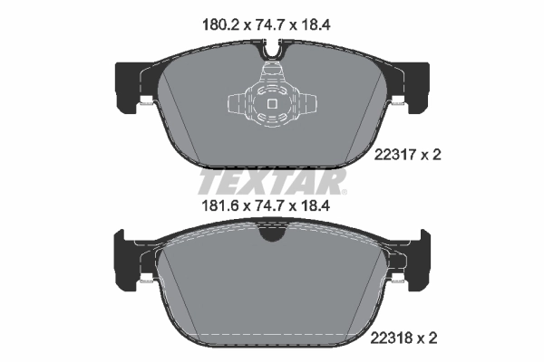Set placute frana