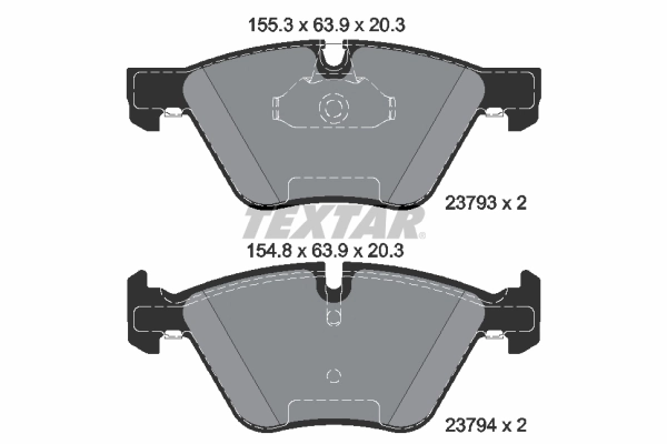 Set placute frana