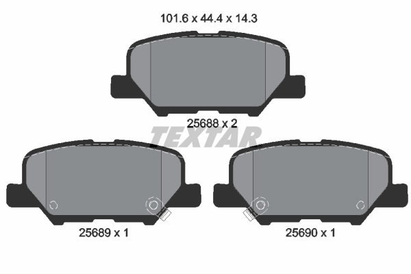 Set placute frana