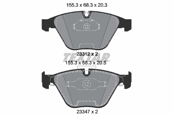 Set placute frana