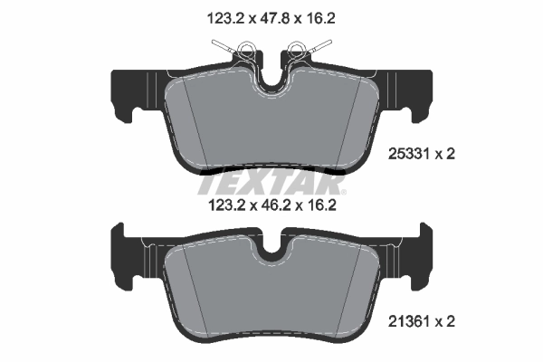 Set placute frana