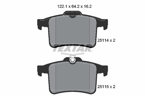 Set placute frana