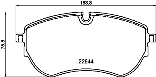 Set placute frana