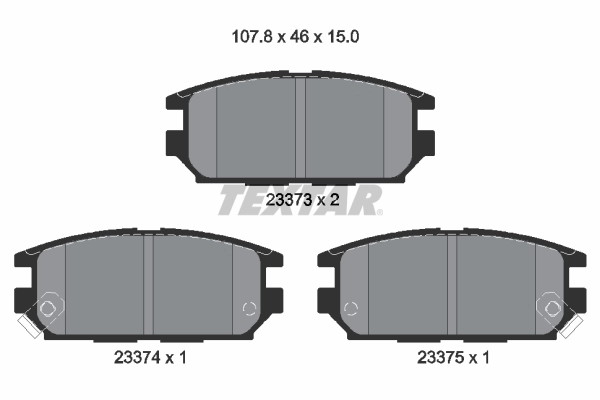 Set placute frana