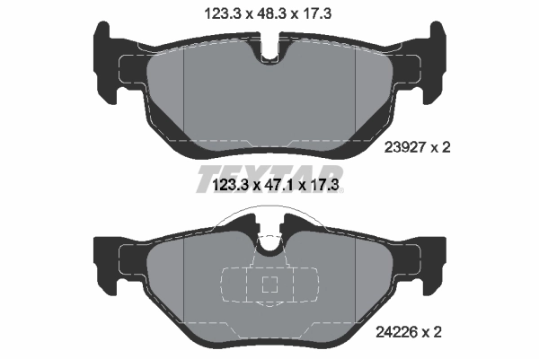 Set placute frana