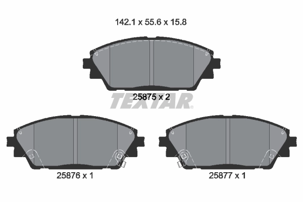 Set placute frana
