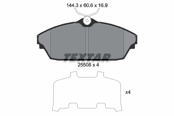 Set placute frana