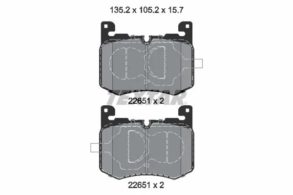 Set placute frana