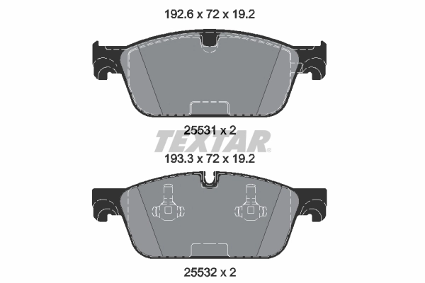 Set placute frana