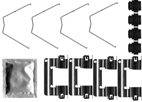 Set accesorii, placute frana