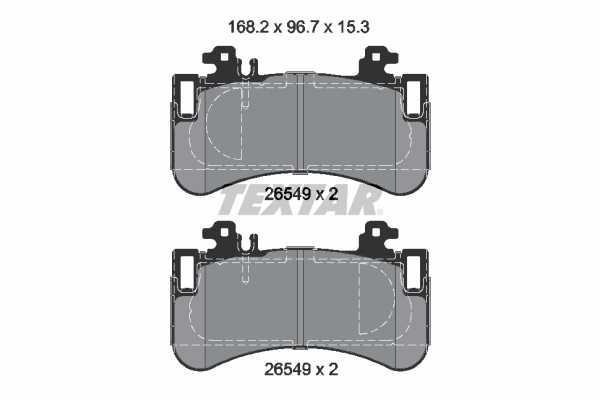 Set placute frana