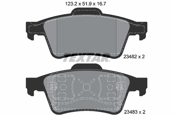 Set placute frana