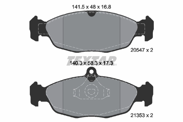 Set placute frana