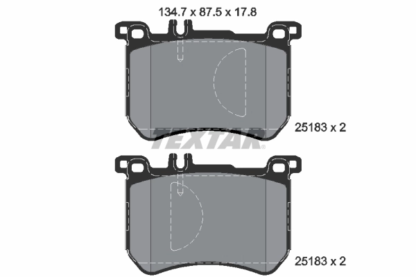 Set placute frana