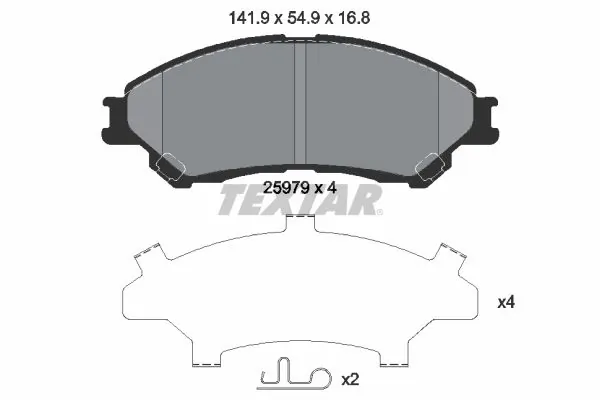 Set placute frana