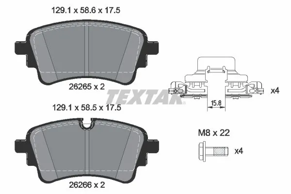 Set placute frana