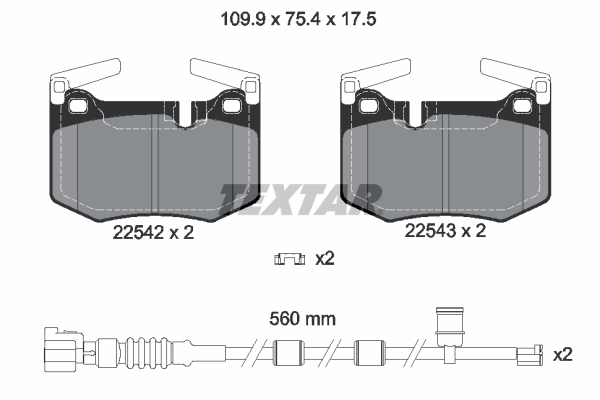 Set placute frana