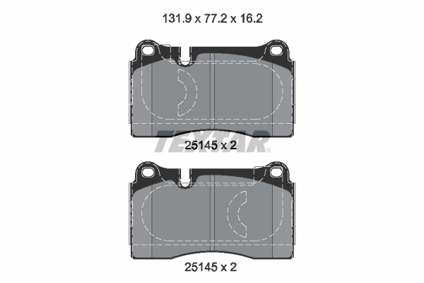 Set placute frana