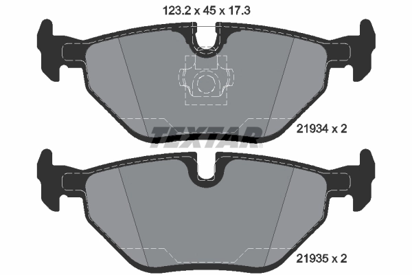 Set placute frana
